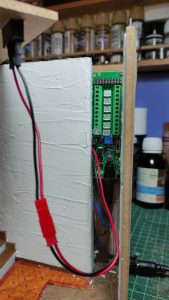 Placa de conexiones de led oculta para iluminación de diorama