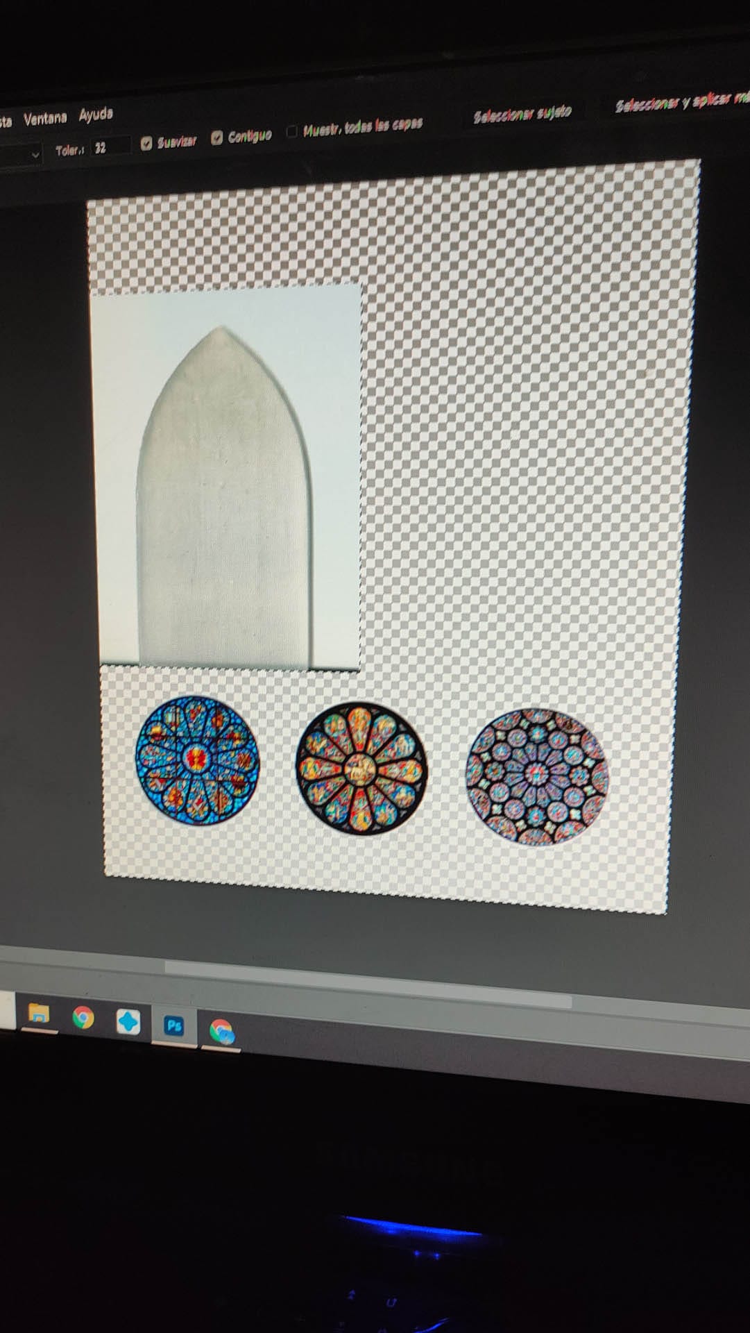 Diorama detallado de una abadía medieval de 27 Dioramas, mostrando arquitectura gótica en miniatura y texturas realistas