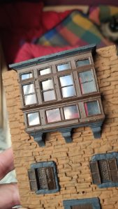 Construcción dioramas nookbooks impresos en resina y pintados a mano