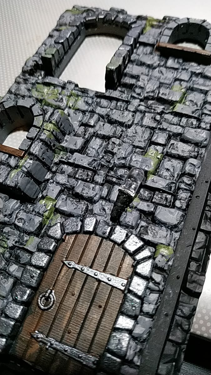 Construcción dioramas nookbooks impresos en resina y pintados a mano