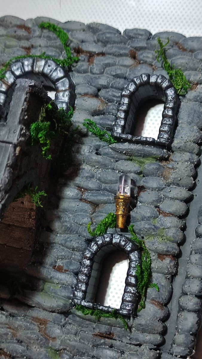 Construcción dioramas nookbooks impresos en resina y pintados a mano