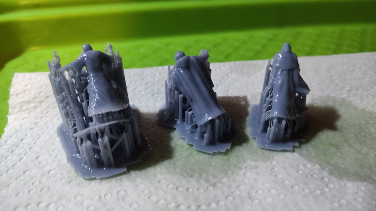 Construcción dioramas nookbooks impresos en resina y pintados a mano