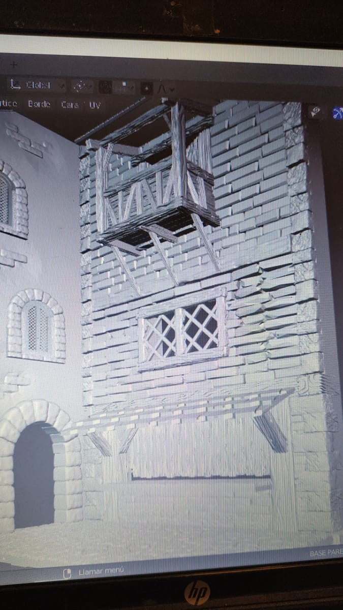 Construcción dioramas nookbooks impresos en resina y pintados a mano